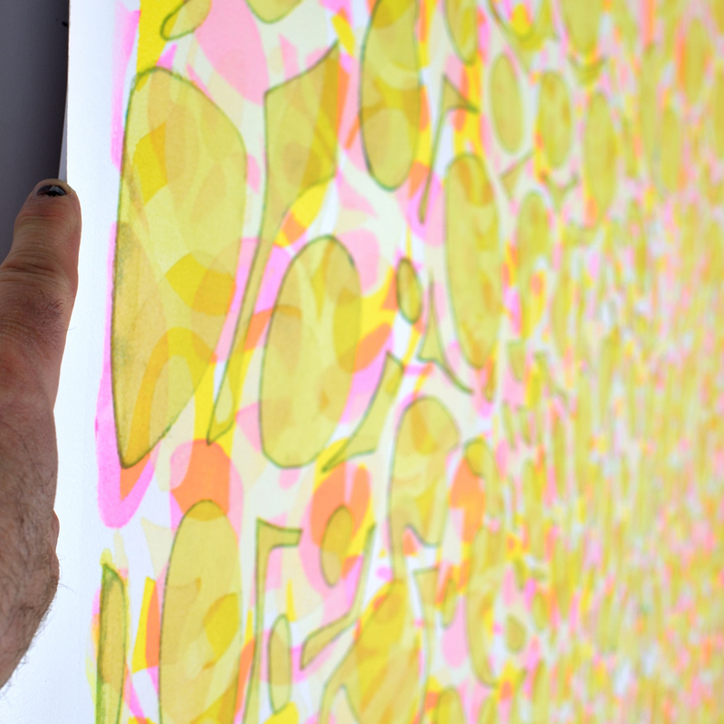 Peinture sur toile libre.
Pantha Rhei I, Più Vicino del Paradiso
Acrylique & encre sur toile libre
180 X 180 cm
2023