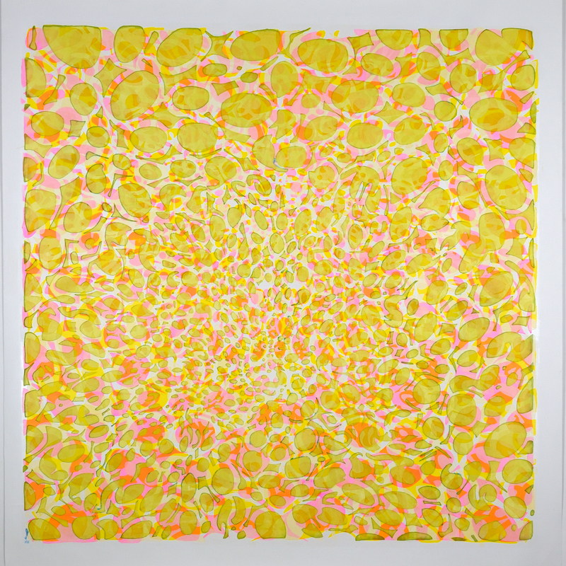 Pantha Rhei I, Più Vicino del Paradiso
Acrylique & encre sur toile libre
180 X 180 cm
2023