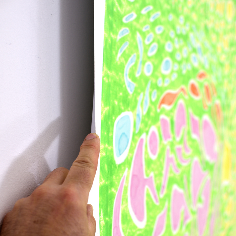 Peinture sur toile libre.
Panta Rhei XXXII
Acrylique & encre sur toile libre
188X175 cm
2025