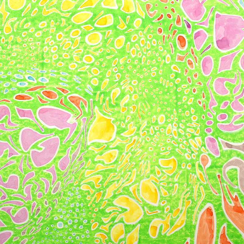 Détail.
Panta Rhei XXXII
Acrylique & encre sur toile libre
188X175 cm
2025