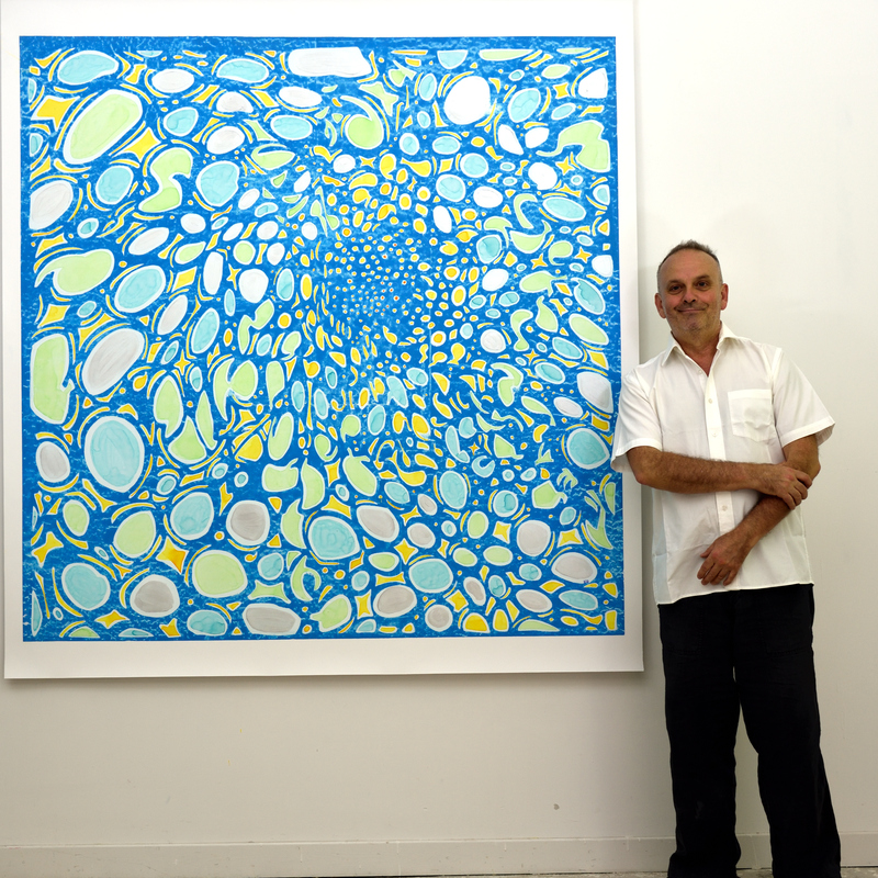 Dans l'atelier d'Achao
Panta Rhei XXXV
Acrylique & encre sur toile libre
188X175cm
2025