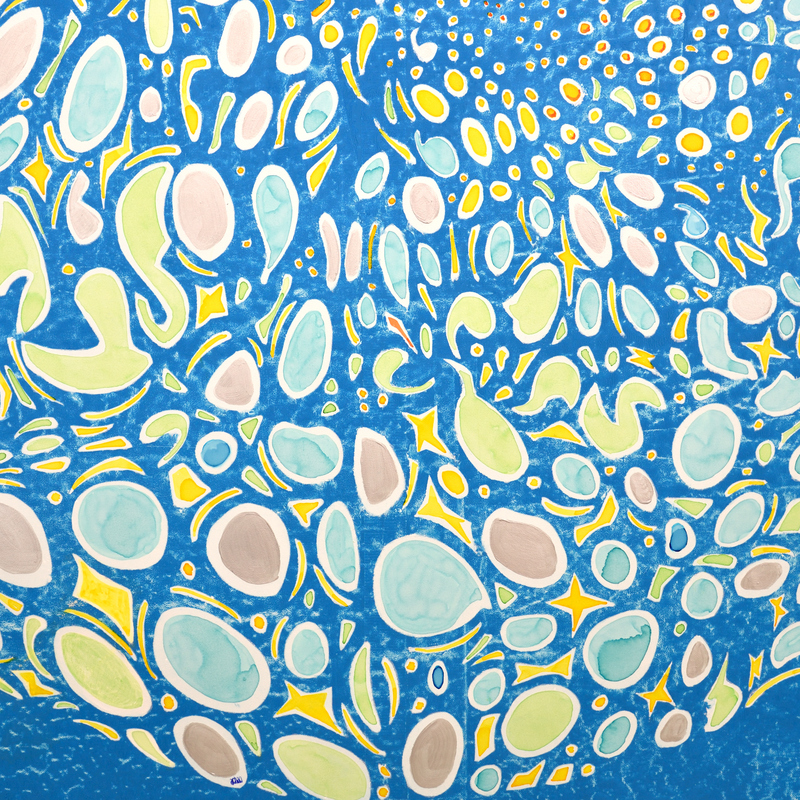 Détail.
Mandala XXXVIII
Acrylique & encre sur toile libre
188X171 cm
2025