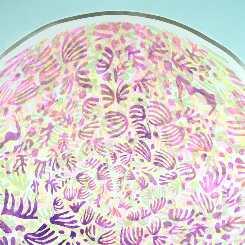 Mandala XIX, Profondo
Acrylique & encre sur toile libre
190 X 170 cm
2024