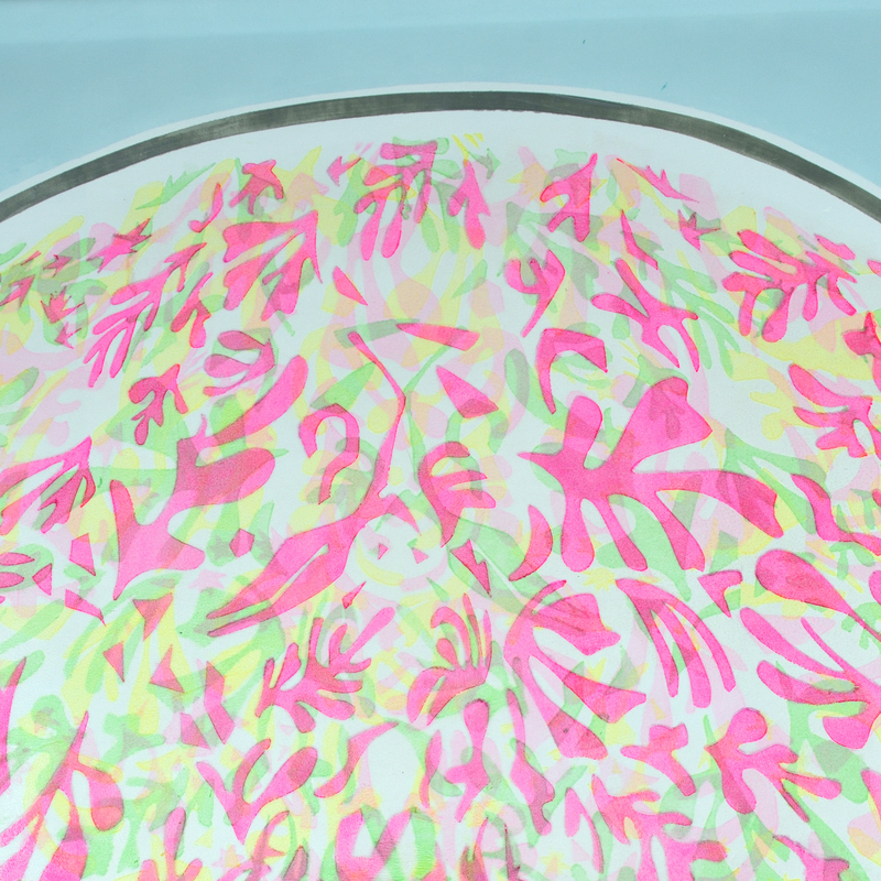 Mandala XX, Allegro Vivace
Acrylique & encre sur toile libre
190 X 170  cm
2024