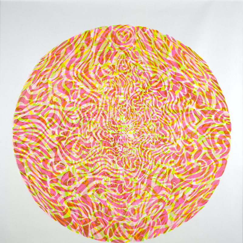 Mandala XX, Allegro Vivace
Acrylique & encre sur toile libre
190 X 170  cm
2024