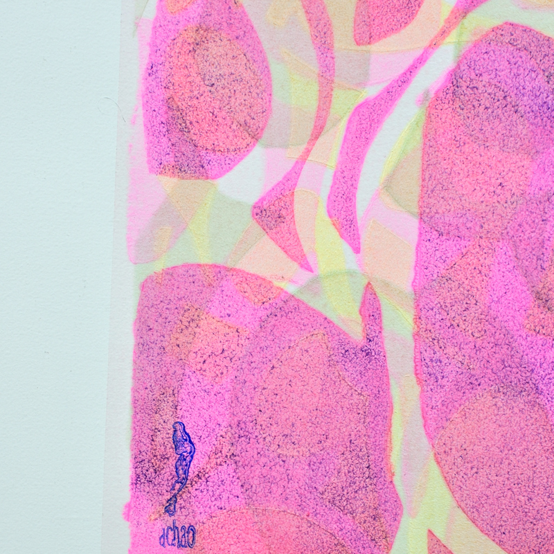 Signature
Vâhana XXXXI, Profondo 
Acrylique & encre sur toile libre
194 X 59,5  cm
2024