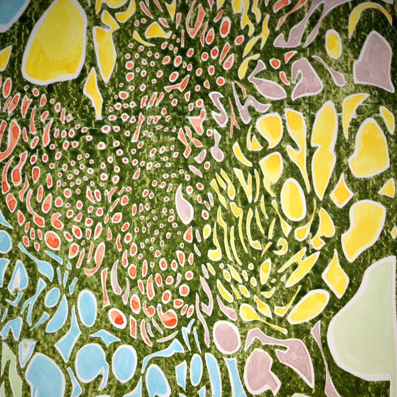 Détail
Vâhana XXXXVII
Acrylique & encre sur toile libre
285X125 cm
2025