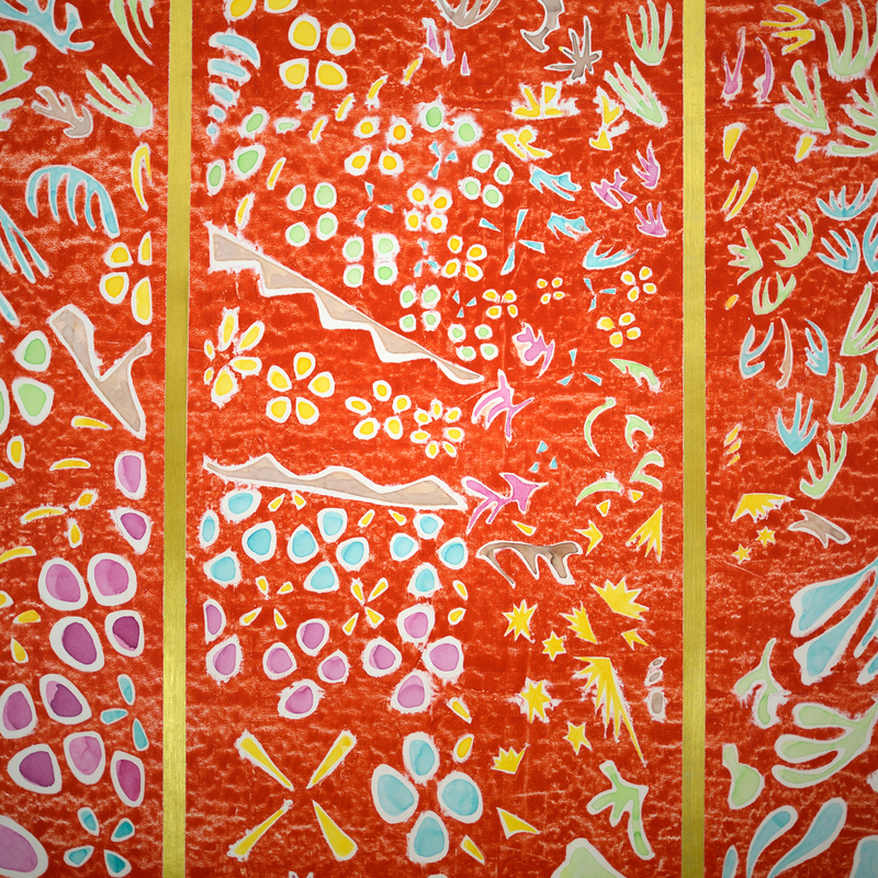 Détail
Vâhana XXXXVIII
Acrylique & Encre sur toile libre
212X190 cm
2025