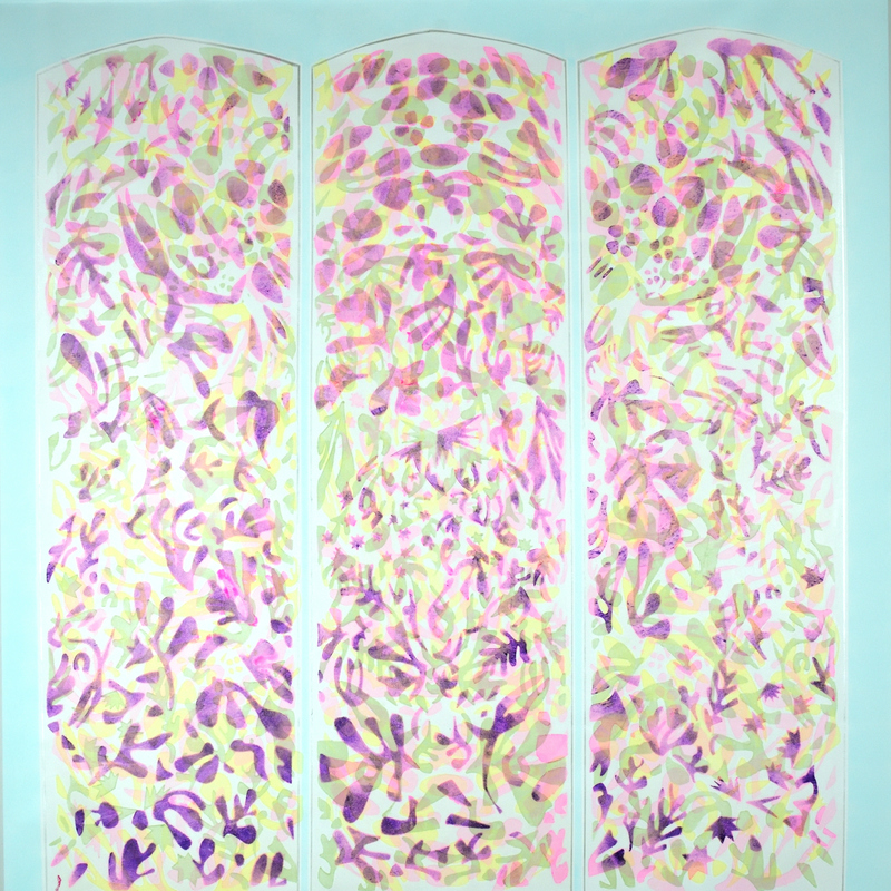 Pantha Rhei VII, Profondo
Acrylique & Encre sur toile libre
212 X 190 cm
2024