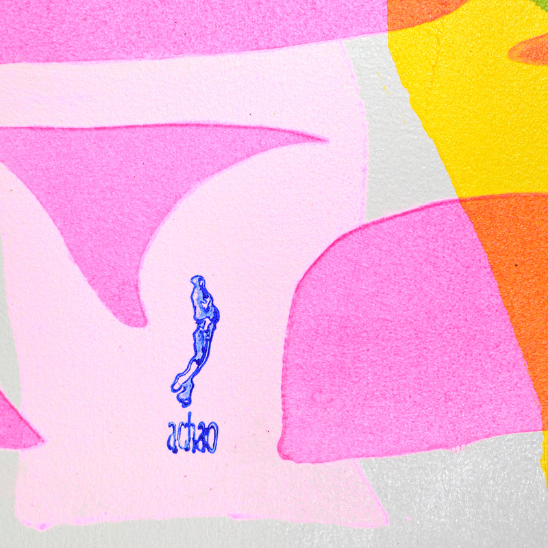 Signature.
Panta Rhei XXIX, Allegro Vivace
Acrylique & encre sur toile libre
218 X 260 cm
2024