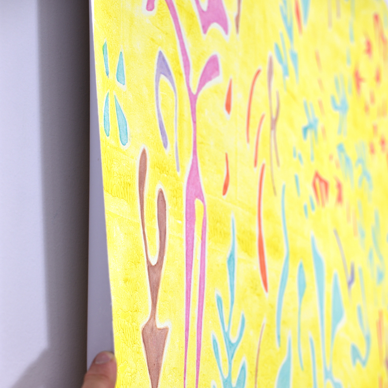 Peinture sur toile libre
Palimpseste I
Acrylique & encre sur toile libre
195 X 252 cm
2025