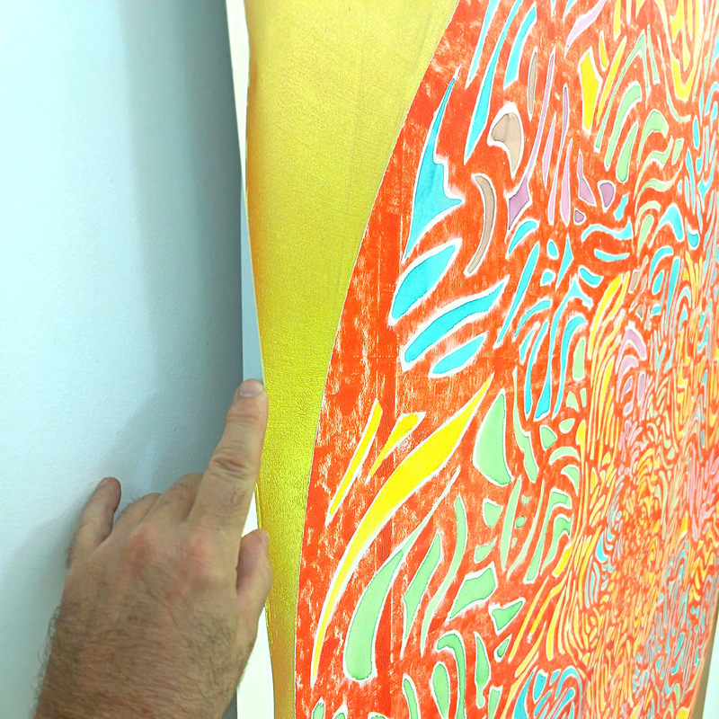 Peinture sur toile libre
Mandala XXXVIII
Acrylique & encre sur toile libre
188X171 cm
2025