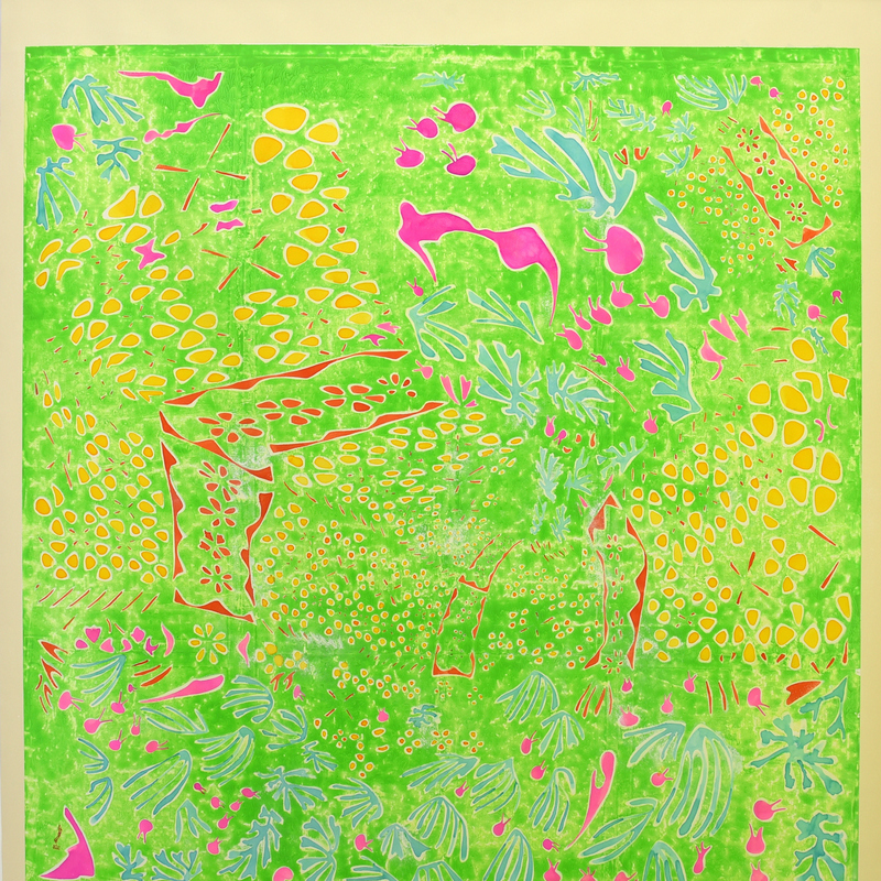 Painture sur toile libre
Pantha Rhei XIV, Fuocoso
Acrylique & encre sur toile libre
184 X 180 cm
2024