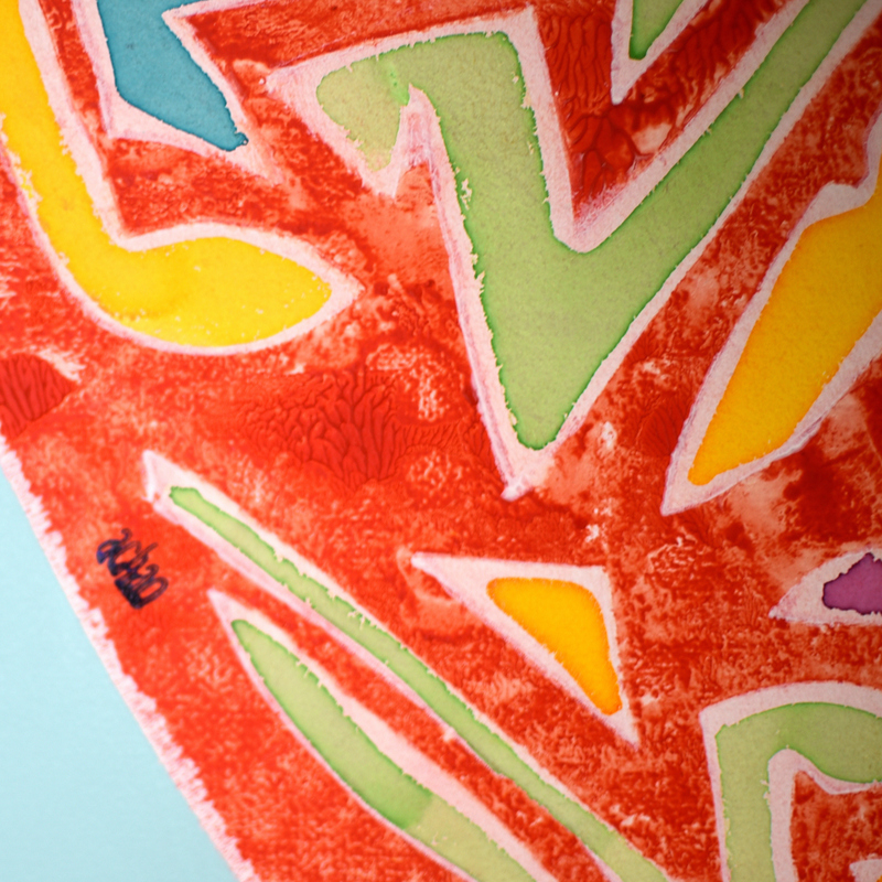 Mandala XXXVIII
Acrylique & encre sur toile libre
188X171 cm
2025