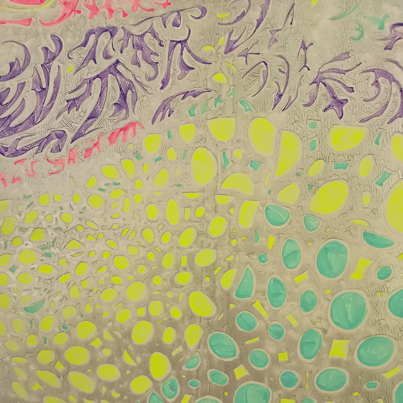 Détail. tableau sur toile libre.
Panta Rhei XXXV
Acrylique & encre sur toile libre
188X175cm
2025