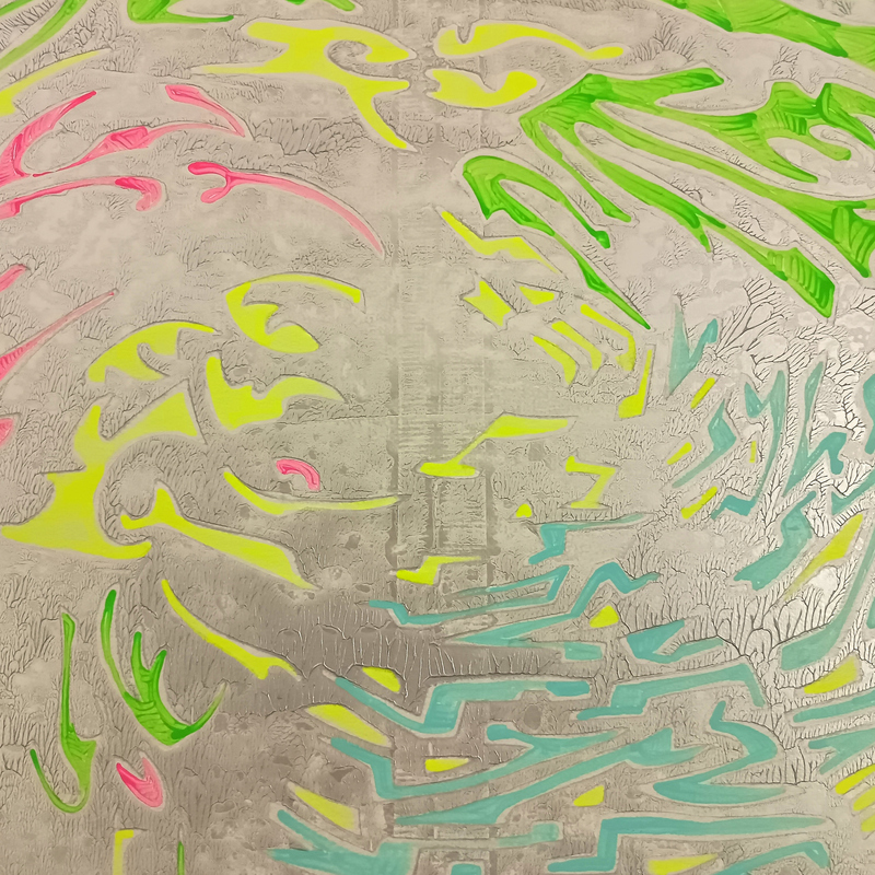 Signature
Vâhana XXXXIV, Moderato Cantabile
Acrylique & encre sur toile libre
194 X 59,5  cm
2024