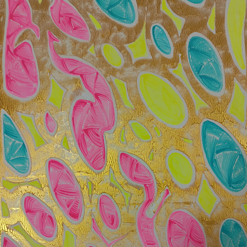 Détail
Vâhana XXXIII, Moderato Cantabile
Acrylique & encre sur toile libre
194 X 80 cm
2023