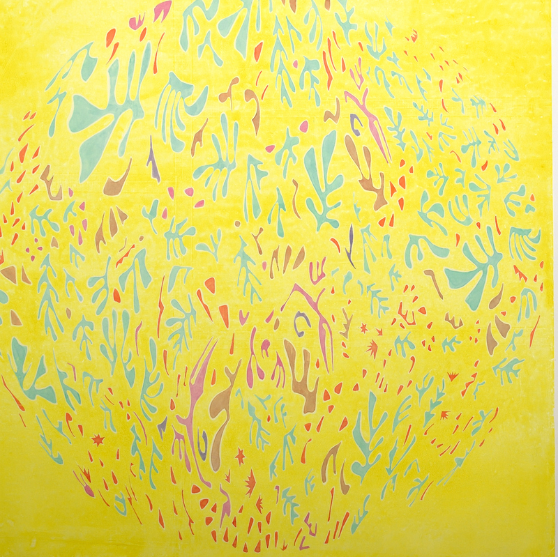 Mandala XXXXI
Acrylique & encre sur toile libre
195 X 175 cm
2025