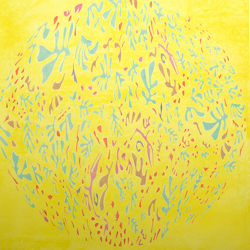 Mandala XXXXI
Acrylique & encre sur toile libre
195 X 175 cm
2025